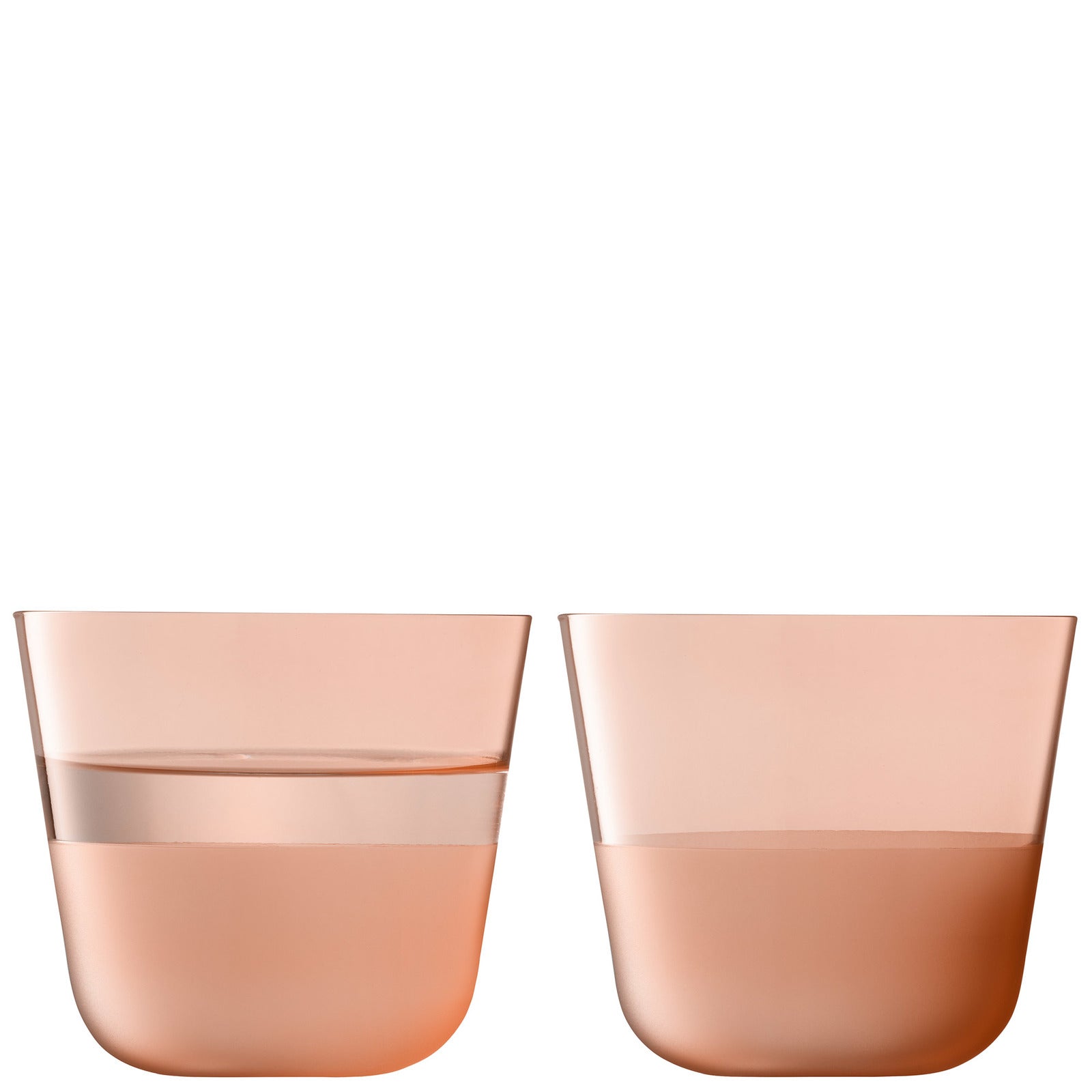 Arc Contrast Tumbler Coral 260ml set of 2