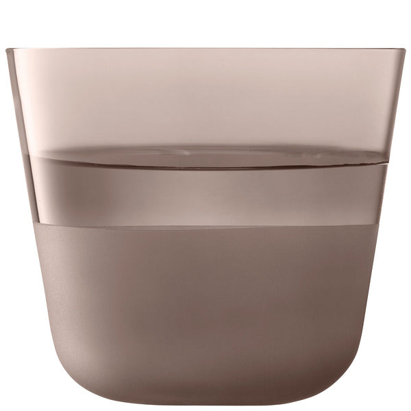 LSA Arc Contrast Tumbler Earth 260ml set of 2