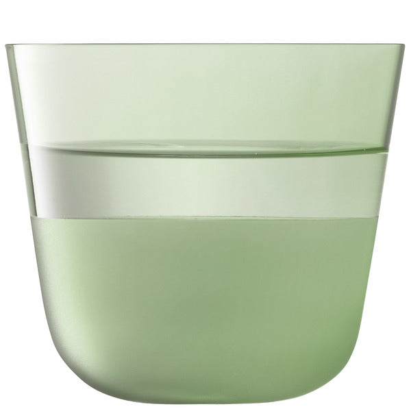 LSA Arc Contrast Tumbler Moss 260ml set of 2
