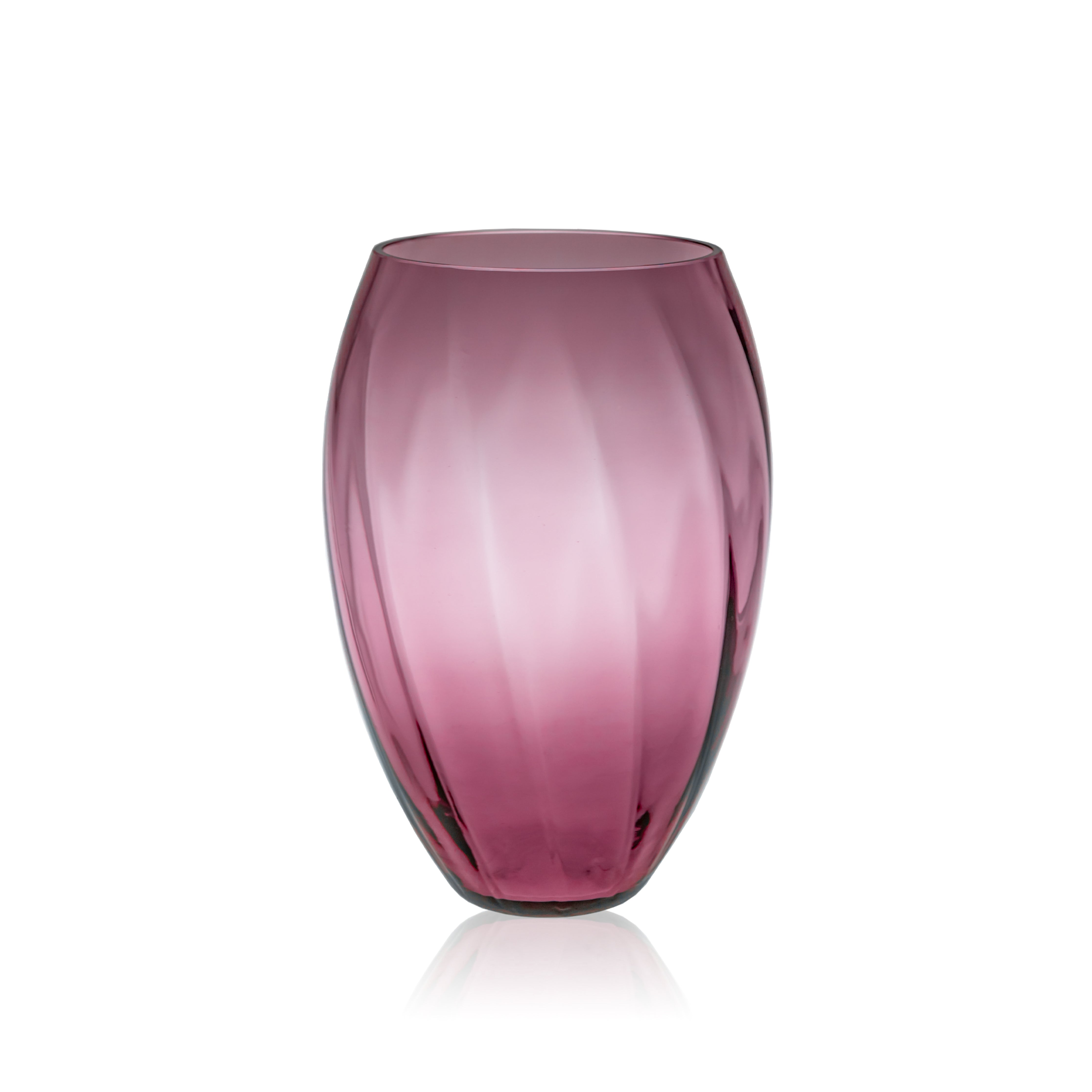 LLOYD AND PAUL HOME LUXURIES KLIMCHI VIOLET EGG VASE