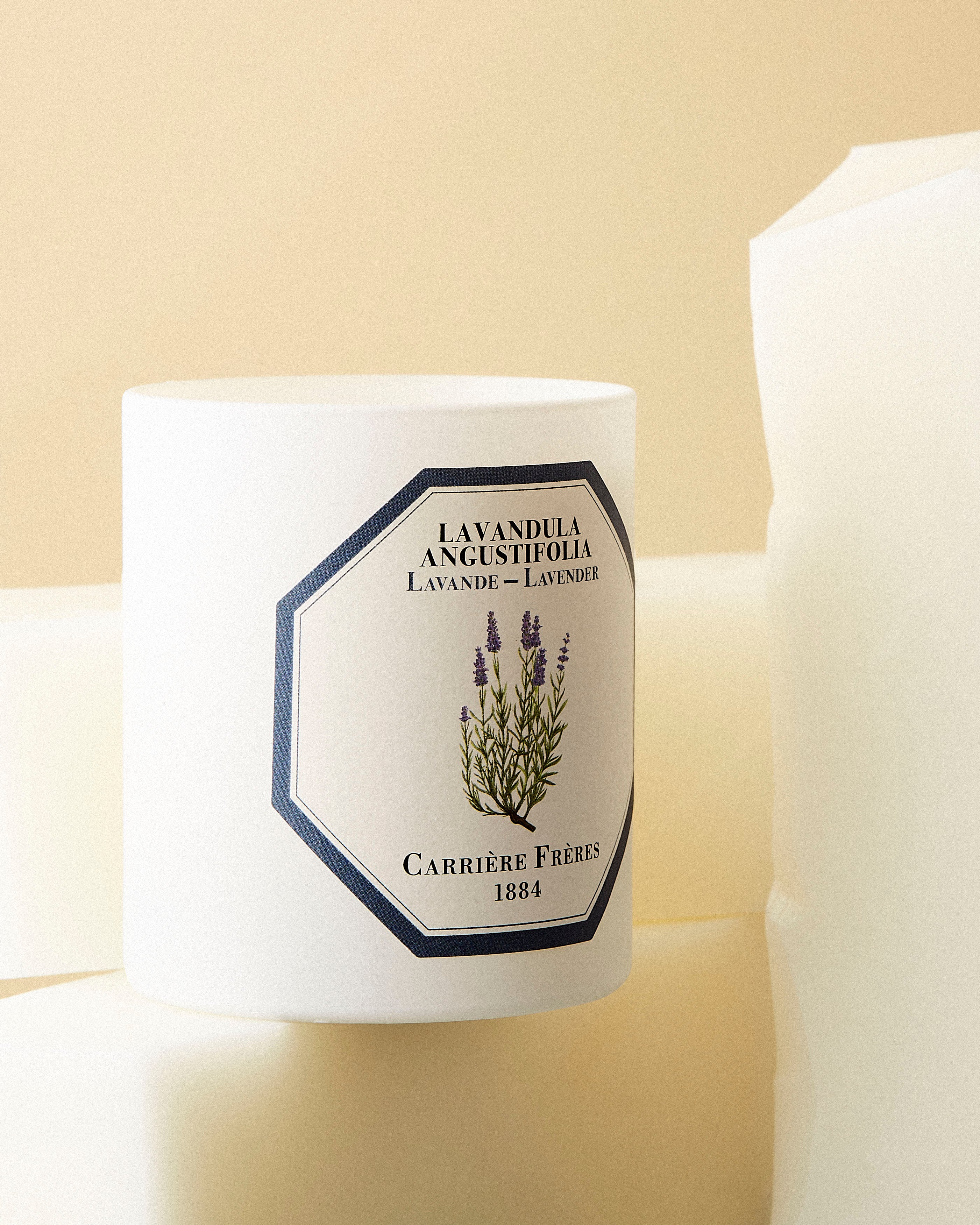LLOYD AND PAUL HOME LUXURIES CARRIERE FRERES LAVENDER CANDLE