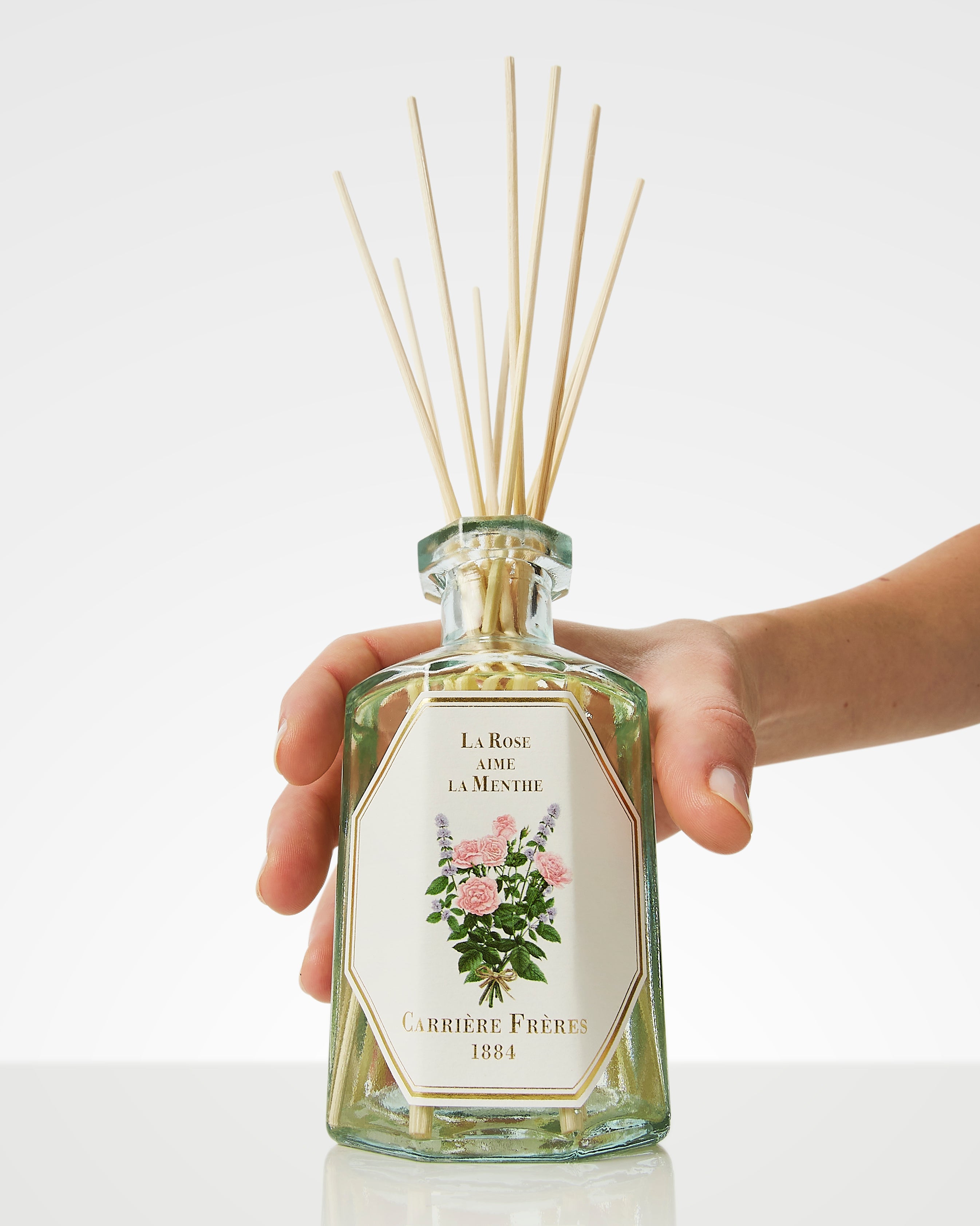 LLOYD AND PAUL HOME LUXURIES CARRIERE FRERES rose mint diffuser