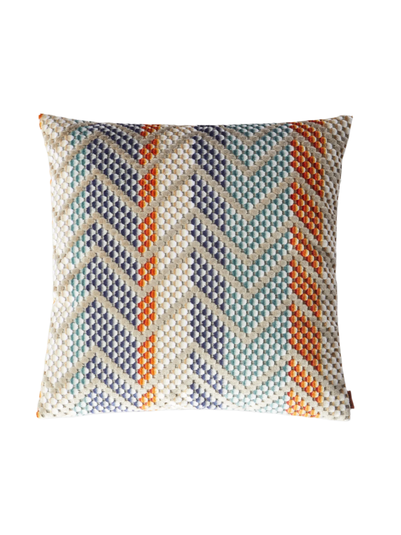LLOYD AND PAUL HOME LUXURIES MISSONI Squame Orange Cushion (40cm x 40cm)