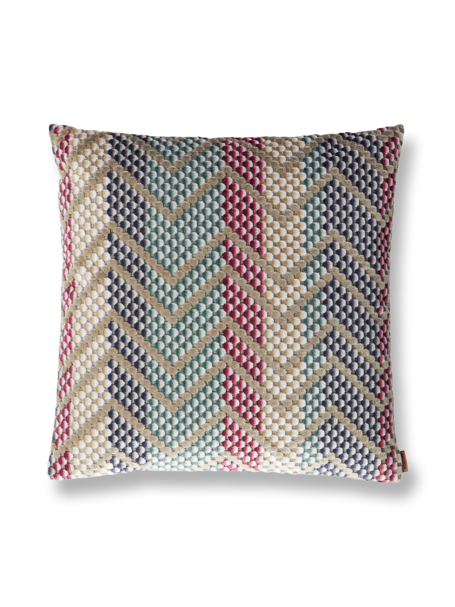 LLOYD AND PAUL HOME LUXURIES MISSONI Squame Violet Cushion (40cm x 40cm)