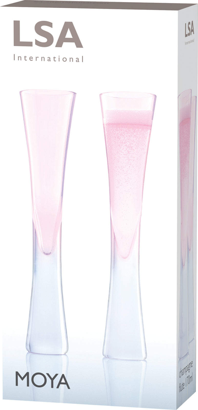 Moya Champagne Flute Rose Pink