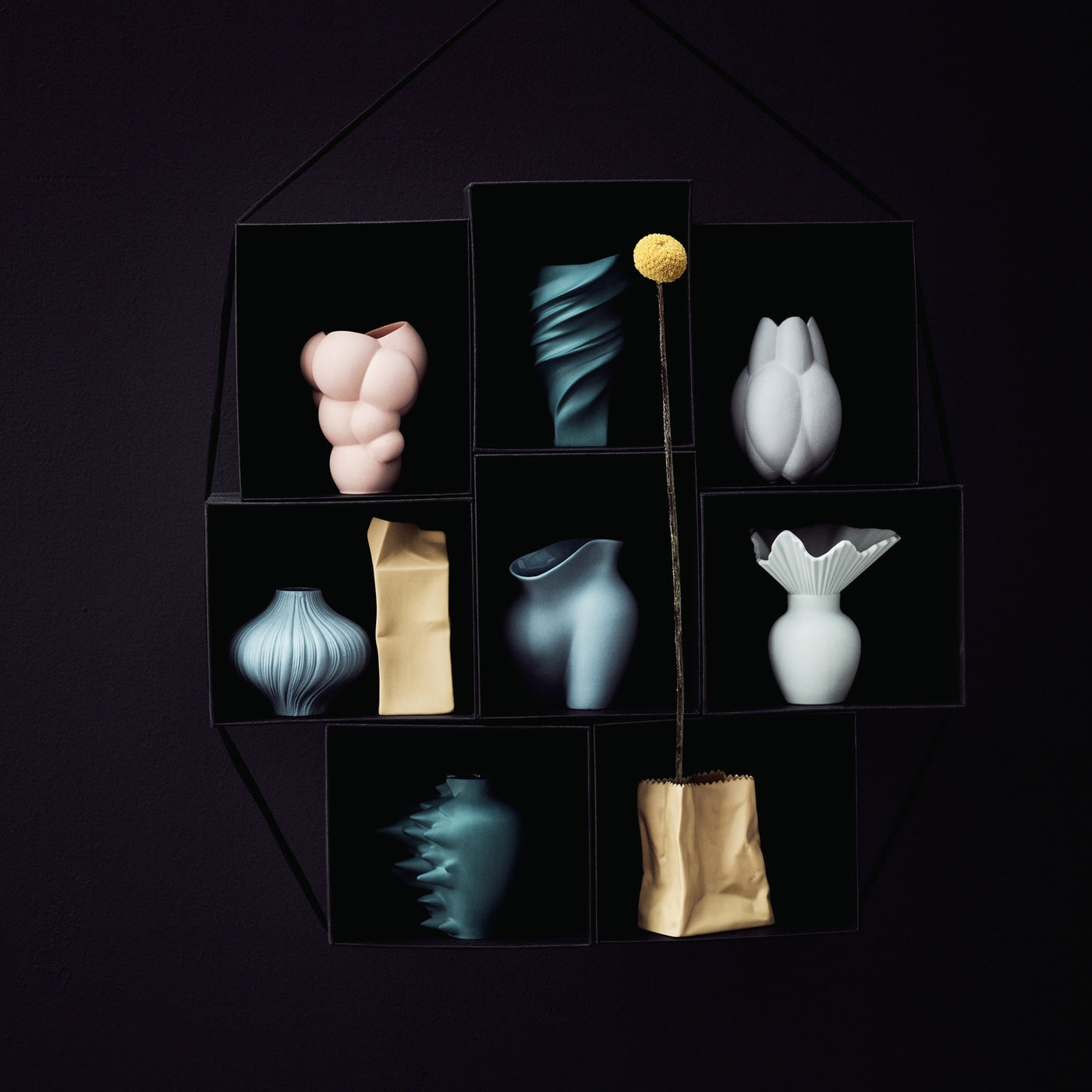 LLOYD AND PAUL MINIATURE VASE COLLECTION BY ROSENTHAL