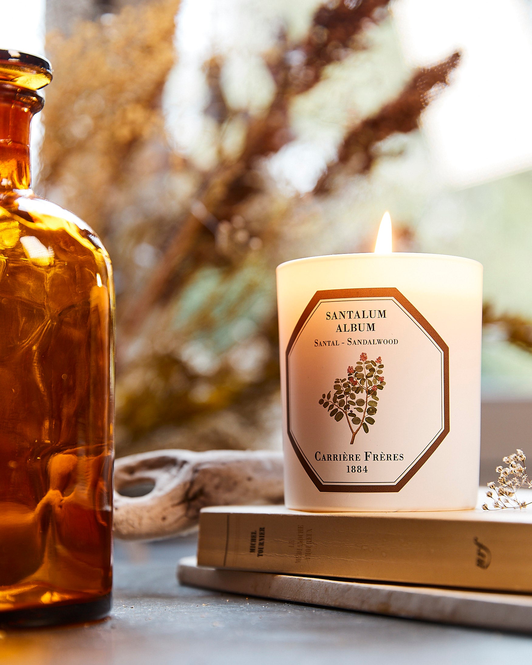 LLOYD AND PAUL HOME LUXURIES CARRIERE FRERES Sandalwood Candle 185g