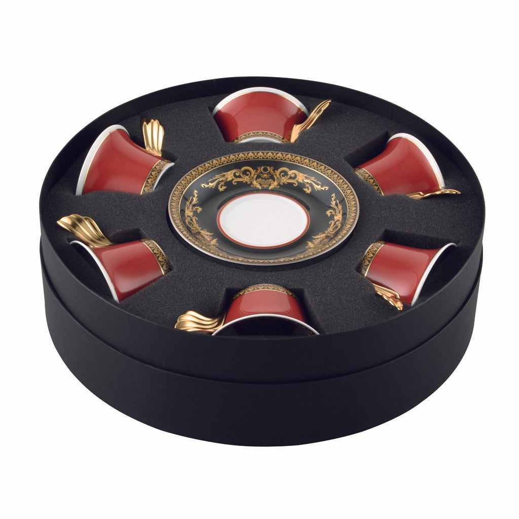 VERSACE IKARUS TEACUPS SET 6PCS