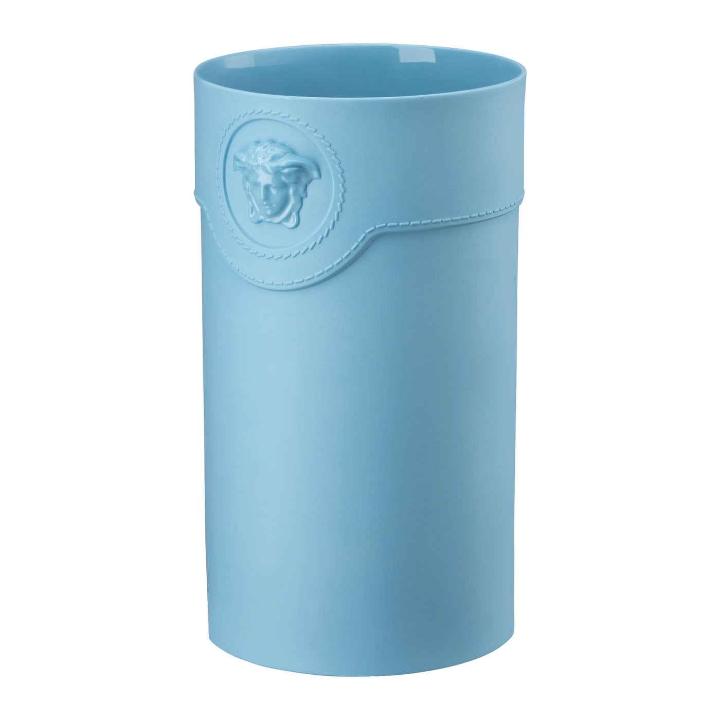 LLOYD AND PAUL HOME LUXURIES VERSACE LA MEDUSA BLUE VASE 30CM