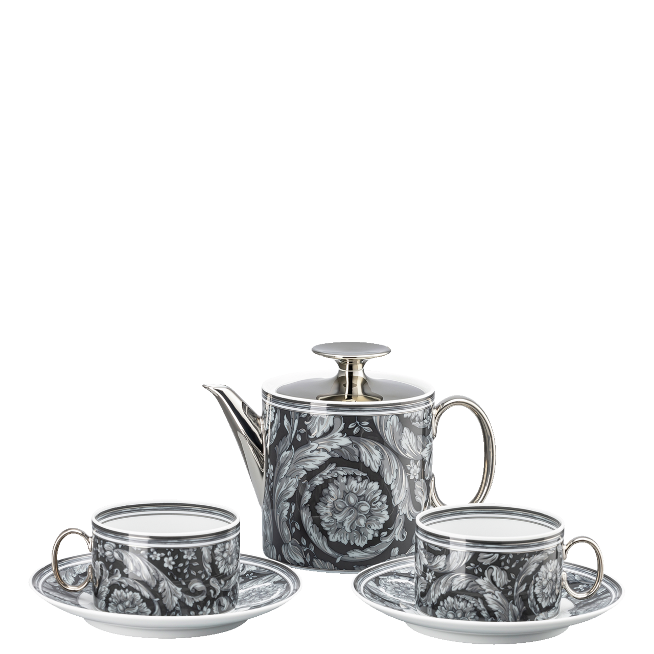 Versace Barocco Haze Tea Set for 2