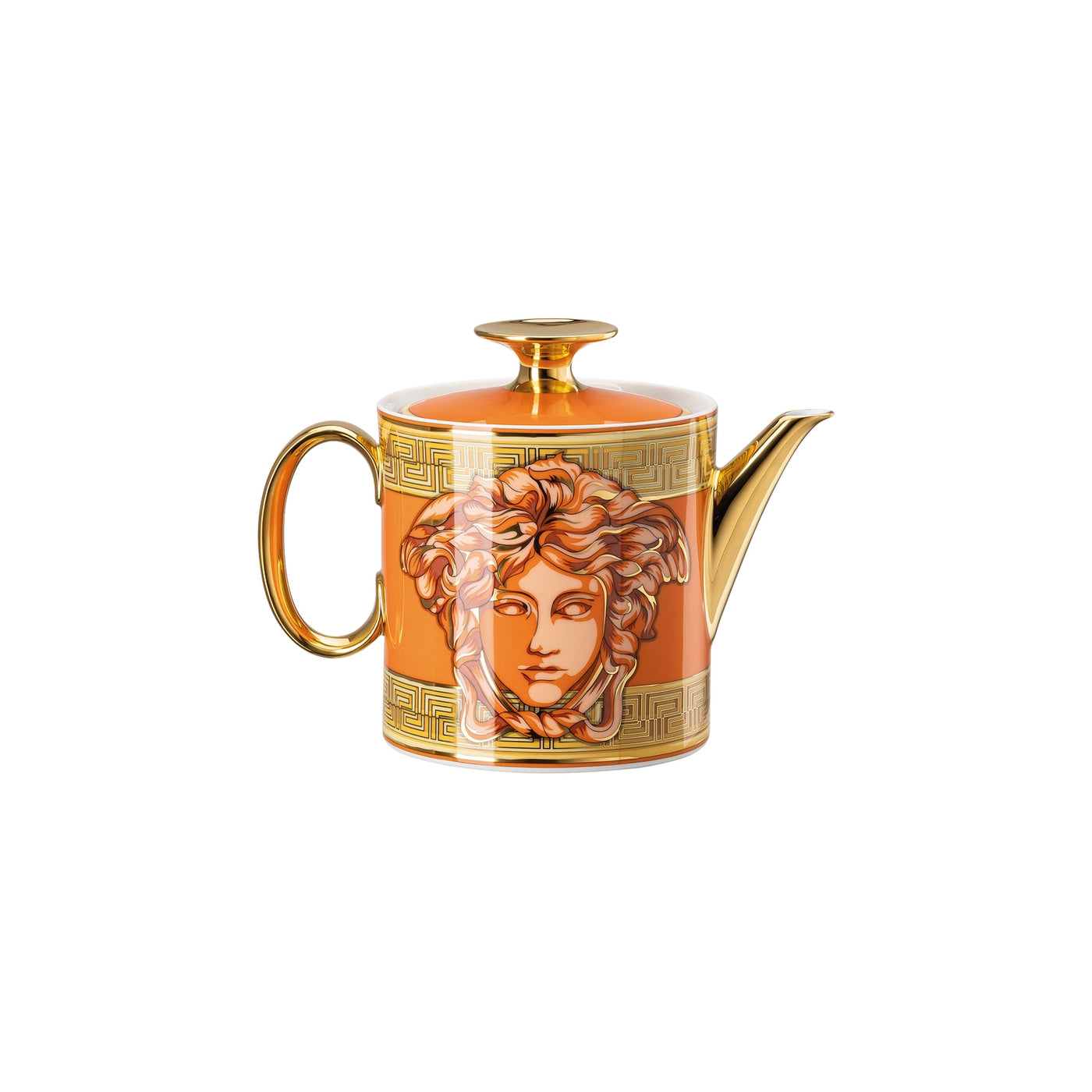LLOYD AND PAUL HOME LUXURIES Versace Medusa Amplified Golden Coin Teapot