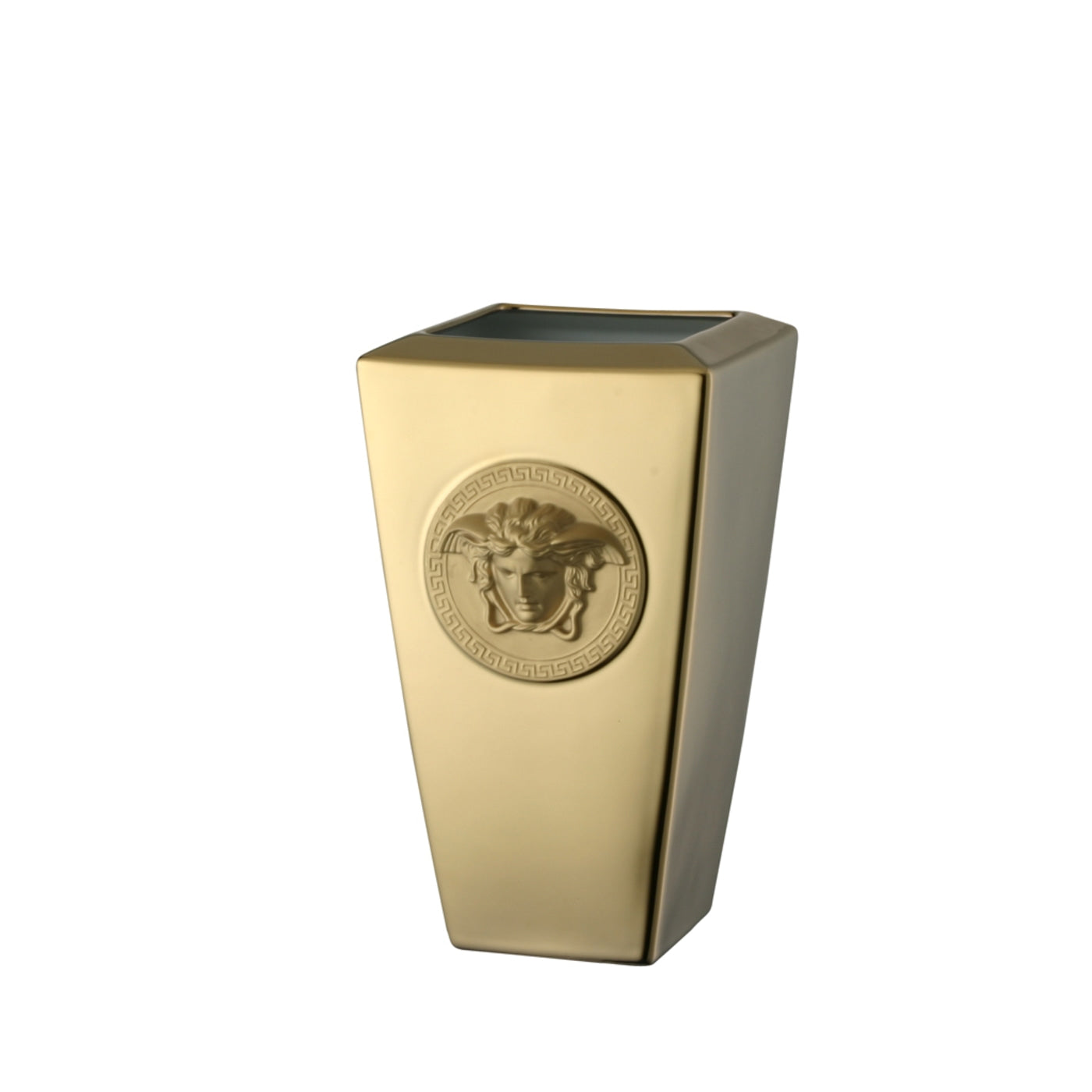 LLOYD AND PAUL HOME LUXURIES Versace Medusa Gold Vase 24 cm