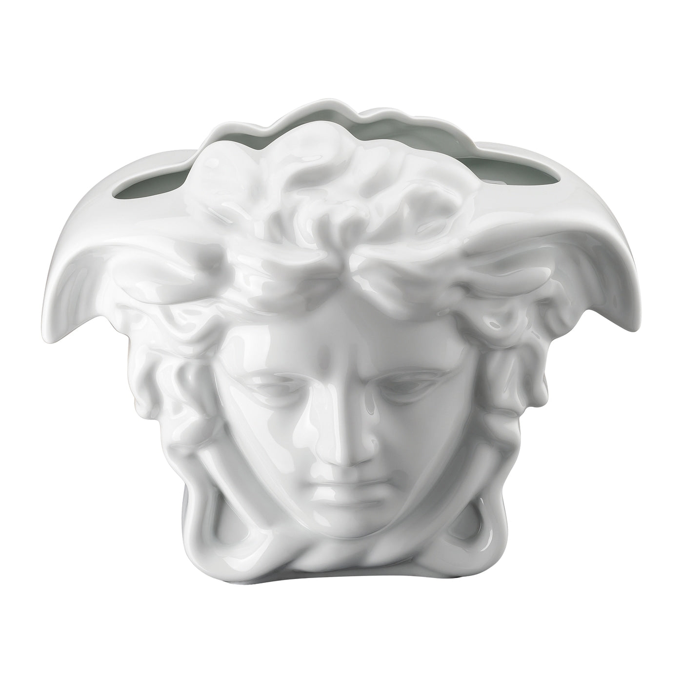 LLOYD AND PAUL HOME LUXURIES Versace Medusa Grande White Vase 30 cm