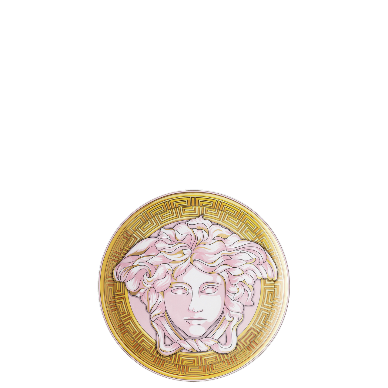 Versace Medusa Pink Coin Designer Plate