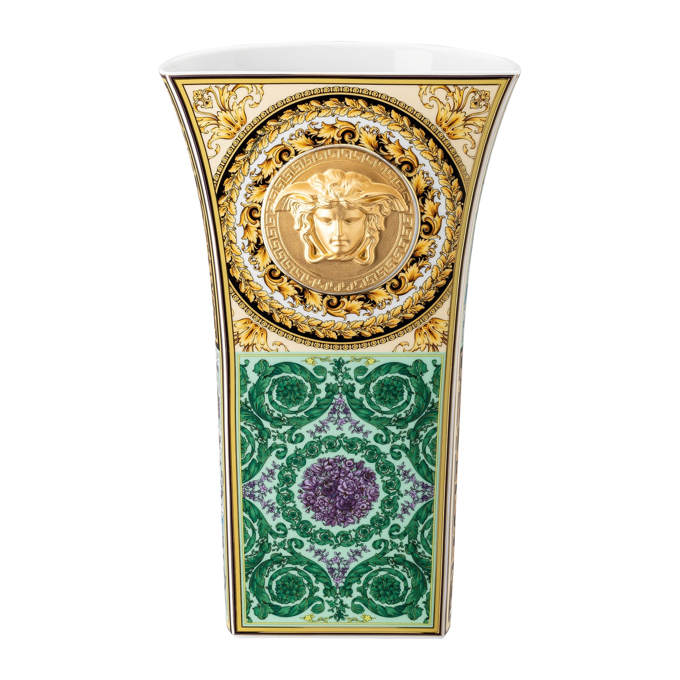 LLOYD AND PAUL HOME LUXURIES Versace Mosaic Barocco Mosaic Vase 34 cm