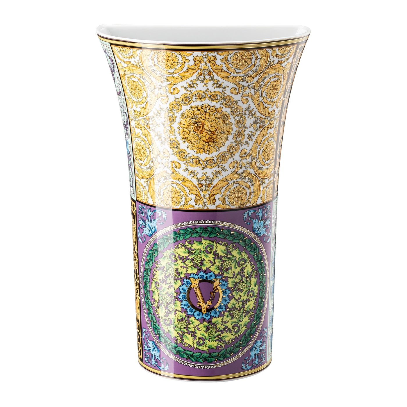 LLOYD AND PAUL HOME LUXURIES Versace Mosaic Barocco Mosaic Vase 34 cm