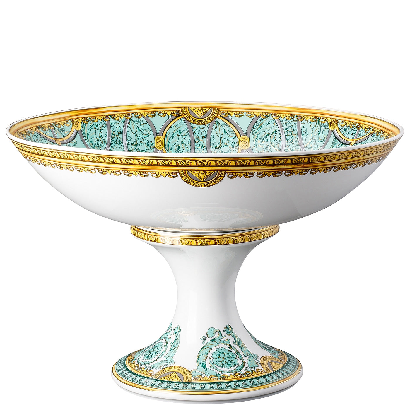LLOYD AND PAUL HOME LUXURIES Versace Scala Palazzo Verde Bowl 35cm