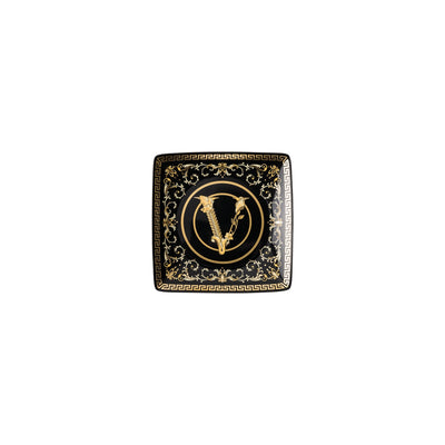 Virtus Gala Black Bowl 12 cm square flat