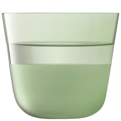 LSA Arc Contrast Tumbler Moss 260ml set of 2