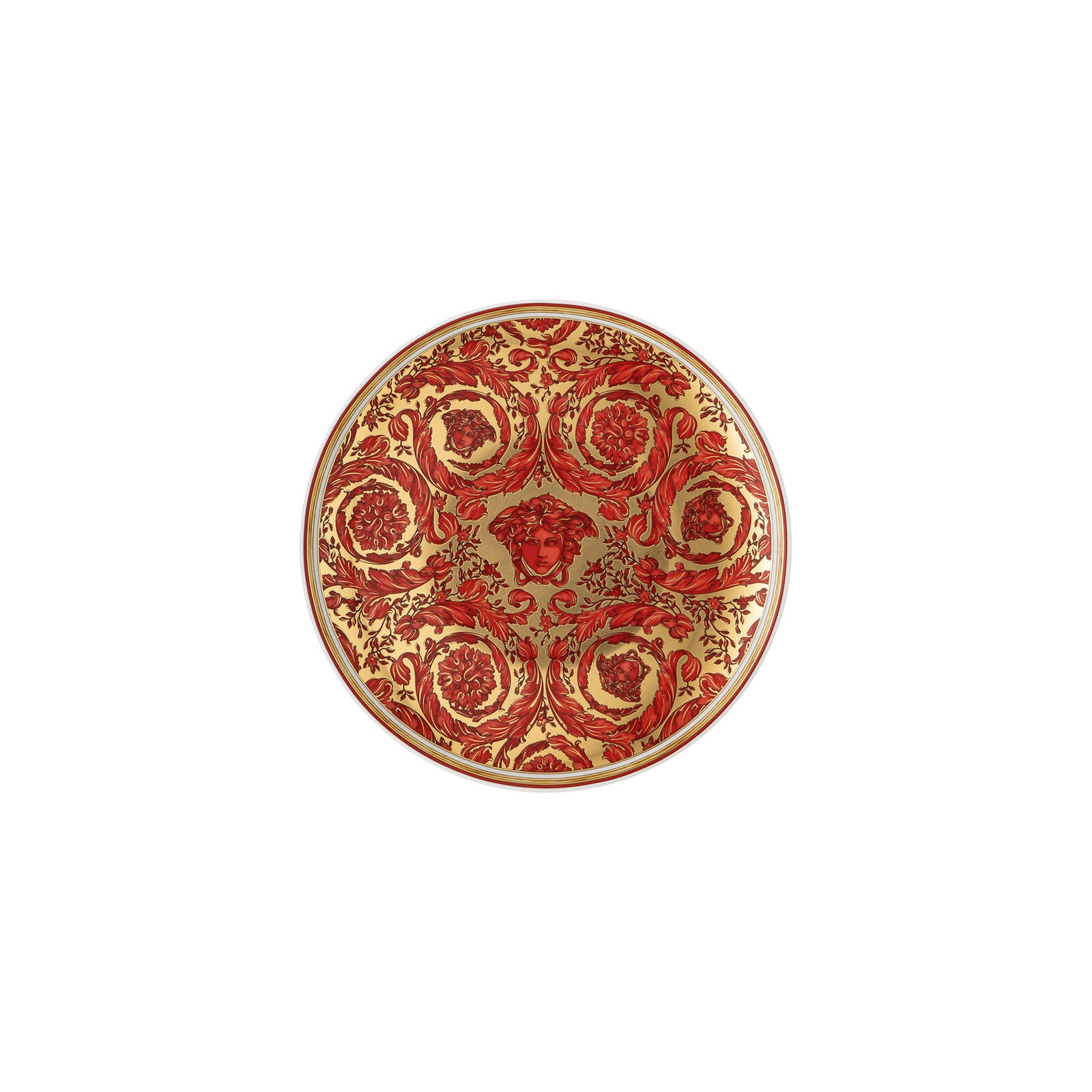 Medusa Garland Red Plate 17cm