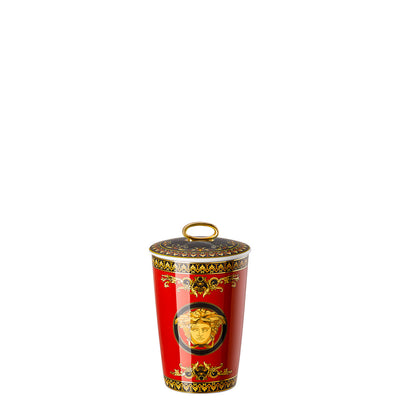 Red Versace Medusa candle – luxury home fragrance