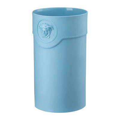 LLOYD AND PAUL HOME LUXURIES VERSACE LA MEDUSA BLUE VASE 30CM