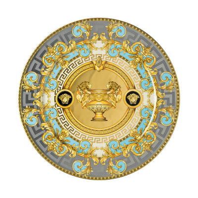 LLOYD AND PAUL HOME LUXURIES VERSACE Prestige Gala Bleu Service Plate 30cm