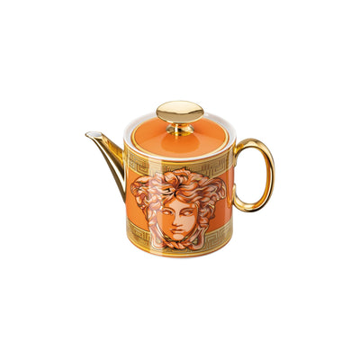 LLOYD AND PAUL HOME LUXURIES 
Versace Medusa Amplified Golden Coin Teapot