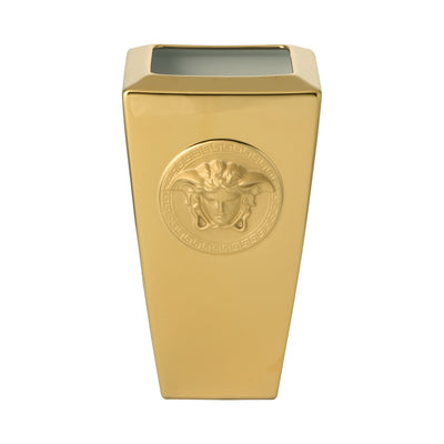 LLOYD AND PAUL HOME LUXURIES 
Versace Medusa Gold Vase 24 cm
