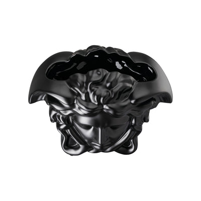 LLOYD AND PAUL HOME LUXURIES Versace Medusa Grande Black Vase 21 cm 