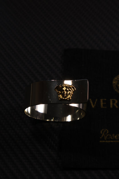 Versace Tea Light Holder Silver-Gold